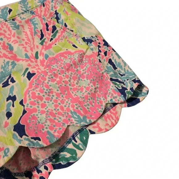 Lily Pulitzer The Buttercup Shorts With Scalloped Edge Size 14 - Picture 5 of 11